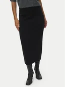 Spódnice - Vero Moda Spódnica ołówkowa Brisa 10334684 Czarny Slim Fit - miniaturka - grafika 1