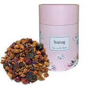 Herbata - TEABAG Owocowa herbata Teabag Cherry Cassis 50g Różowa tuba 5904665715871 - miniaturka - grafika 1