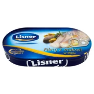 Konserwy i dania rybne - Lisner FILETY Z MAKRELI W OLEJU 170G zakupy dla domu i biura! 61169835 - miniaturka - grafika 1