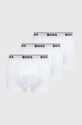 Majtki męskie - BOSS bokserki 3 - pack męskie kolor biały 50475274 - Boss - miniaturka - grafika 1