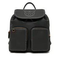 Plecaki - Plecak PINKO Carrie Backpack PE 25 PLTT 104351 A1LF Czarny - miniaturka - grafika 1