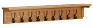 Wieszaki i stojaki - Drewniany wiszący wieszak na ubrania F5-M21 - miniaturka - grafika 1