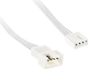 Kable komputerowe i do monitorów - Kolink 4-Pin PWM Verlängerung - 30cm, weiß - miniaturka - grafika 1
