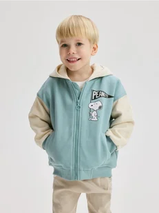 Reserved - Kurtka bomber Snoopy - jasnoturkusowy - Kombinezony dla dzieci - miniaturka - grafika 1