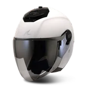 Kaski motocyklowe - Kask Otwarty Shark RS Jet Blank Złamany Biały/AzurXL - miniaturka - grafika 1