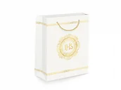 Opakowania i torebki na prezenty - TOREBKA PREZENTOWA KOMUNIA IHS BIAŁA 26x32cm - miniaturka - grafika 1