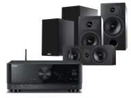 Kino domowe - Yamaha RX-V6A (czarny) + Tesi 3 + 2 + 7 (czarny) - miniaturka - grafika 1