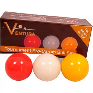 Carom ball set Ventura Tournament - Stoły bilardowe i akcesoria - miniaturka - grafika 1