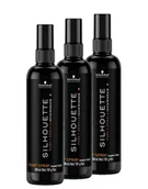 Kosmetyki do stylizacji włosów - Schwarzkopf Silhouette, bardzo mocno utrwalający lakier w atomizerze, wielopak 3x200ml - miniaturka - grafika 1