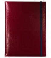 Notesy i bloczki - Notes książkowy A4 Sydne BORDOWY gumka zamykająca czarna, notatnik - miniaturka - grafika 1
