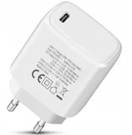 Ładowarki do telefonów - Ładowarka sieciowa GaN USB-C 20W PD3.0 PPS biała - miniaturka - grafika 1
