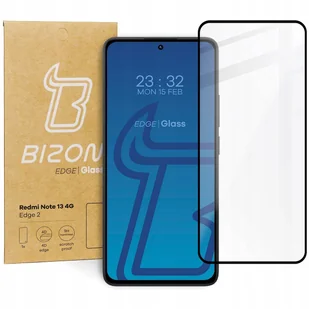 Szkło hartowane Bizon Glass Edge 2 do Xiaomi Redmi Note 13 4G - Szkła hartowane na telefon - miniaturka - grafika 1