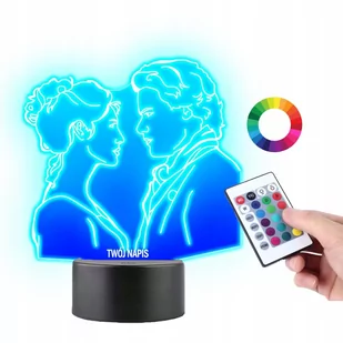 Lampka na Biurko Statuetka 3D Serial Outlander - Lampy pozostałe - miniaturka - grafika 1