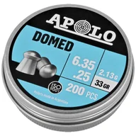 Amunicja do wiatrówek - Śrut Apolo Domed 6.35 mm, 200 szt. 2.13g/33.0gr (19912) - miniaturka - grafika 1