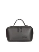 Kosmetyczki, organizery i kuferki - Mała skórzana kosmetyczka o regularnym kształcie - miniaturka - grafika 1