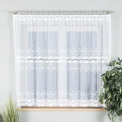 Firany - Firana Bastia 150 x 300 cm biały - miniaturka - grafika 1