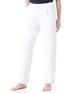 Spodnie damskie - Emporio Armani Spodnie damskie teksturowane frotte, biały, XS - miniaturka - grafika 1