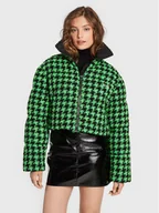 Kurtki damskie - MSGM Kurtka puchowa 3341MDH27X 227607 Zielony Regular Fit - miniaturka - grafika 1