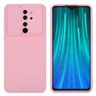 Etui i futerały do telefonów - Pokrowiec Do Xiaomi RedMi NOTE 8 PRO Etui w Bonbon róża Obudowa Case Cover Ochrona kamery Cadorabo - miniaturka - grafika 1