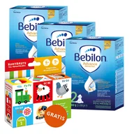 Mleko modyfikowane - Zestaw Bebilon Advance Pronutra 2, mleko następne, powyżej 6 miesiąca, 3 x 1000 g + CzuCzu Kontrasty na sznureczku, książeczka dla dzieci, 6-9 miesięcy gratis - miniaturka - grafika 1