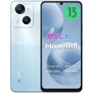 Telefony komórkowe - Oscal Modern 8 16GB/128GB Niebieski - miniaturka - grafika 1
