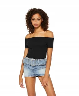 Urban Classics Czarny Top Damski Odkryte Ramiona Prosty M J2A - Koszulki i topy damskie Urban Classics Czarny Top Damski Odkryte Ramiona Prosty M J2A - Koszulki i topy damskie - miniaturka - grafika 1