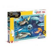 Puzzle - Clementoni Puzzle 104 National Geo Kids Ocean Explorer - miniaturka - grafika 1