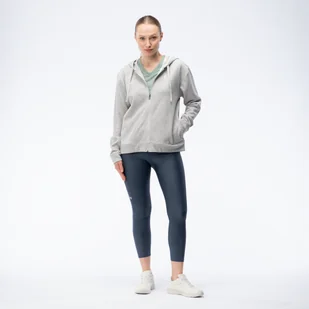 Damska Bluza UNDER ARMOUR UA RIVAL TERRY FZ 6005509-011 – Szary - Bluzy damskie - miniaturka - grafika 1