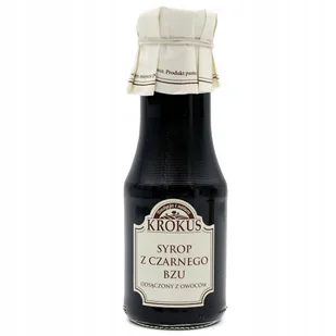 Syrop Z Czarnego Bzu Krokus Syrop Z Bzu 280Ml - Syropy i koncentraty owocowe - miniaturka - grafika 1
