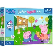 Puzzle - TREFL 50011 Puzzle 60 XXL Zabawy z braciszkiem / Peppa Pig - miniaturka - grafika 1