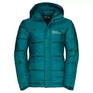 Kurtki i płaszcze dla dziewczynek - Kurtka puchowa dla dzieci Jack Wolfskin MOUNT COOK JACKET KIDS bay blue - 128 - grafika 1