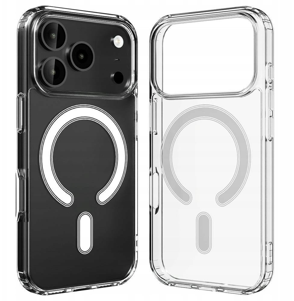 Etui Mercury Jelhard MagSafe do Apple iPhone 17 Pro przezroczysty