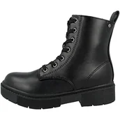 Kozaki damskie - Dockers by Gerli Dziewczęce 47mr708 modne kozaki, czarny - czarny - 34 EU - miniaturka - grafika 1