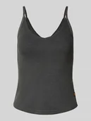 Koszulki i topy damskie - Top na ramiączkach z dekoltem w serek - miniaturka - grafika 1