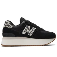Buty sportowe damskie - Buty New Balance WL574ZDA - czarne - miniaturka - grafika 1