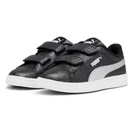 Buty dla dziewczynek - PUMA Smash 3.0 Glitz Glam V PS Sneakersy dziewczęce, Puma Wielokolorowy, 33 EU - miniaturka - grafika 1