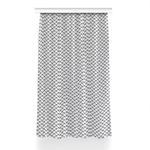 Zasłona z grafiką kolory Wzór rybiej łuski 150x240, Fabricsy - Zasłony - miniaturka - grafika 1