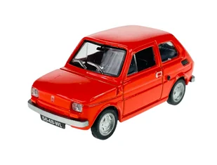 KOLEKCJA PRL FIAT 126p MALUCH CZERWONY CZTERDZIESTOLATEK 1:43 - Samochody i pojazdy dla dzieci - miniaturka - grafika 1