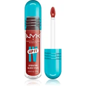 Balsamy do ust - NYX Professional Makeup Lip IV Hydrating Gloss Serum błyszczyk do ust 12 Burst That Tang! 5ml - miniaturka - grafika 1