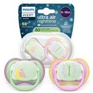 Smoczki uspokajające - Smoczek PHILIPS AVENT Ultra Air SCF376/29 6-18m (2 sztuki) - miniaturka - grafika 1