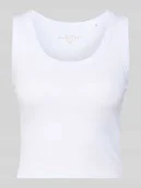 Koszulki i topy damskie - Top typu tank o kroju slim fit z mieszanki bawełny model 'EASY' - miniaturka - grafika 1