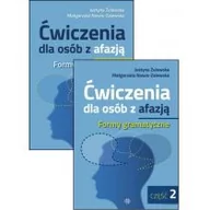 Filologia i językoznawstwo - Ćwiczenia dla osób z afazją Formy gramatyczne Część 1-2 - Żulewska Justyna, Nowis-Zalewska Małgorzata - miniaturka - grafika 1