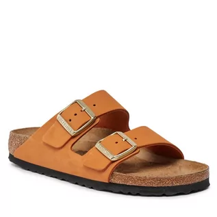 Klapki i japonki damskie - Klapki Birkenstock Arizona 1026732 Burnt Orange - grafika 1