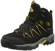 Buty trekkingowe męskie - Brütting Mount Hunter High Męskie Buty trekkingowe i turystyczne, czarny/żółty, 41 EU - miniaturka - grafika 1