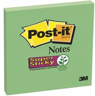 Etykiety samoprzylepne i bloki etykiet - Notes samoprzylepny 76x76 mm 90 kartek 654-6SS-AW zielony 3M POST-IT Super Sticky /3M-70005255867/ - miniaturka - grafika 1