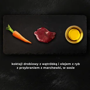 SHEBA puszka 400 g Nature's Collection – mokra pełnoporcjowa karma dla dorosłych kotów, koktajl drobiowy z wątróbką i olejem z ryb z przybraniem z marchewki, w sosie - Mokra karma dla kotów - miniaturka - grafika 5