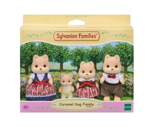Sylvanian Families Karmelowa Rodzina Psów 5459 - Figurki dla dzieci - miniaturka - grafika 1