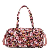 Torby podróżne - Vera Bradley Damska kultowa średnia torba podróżna, podpisana bawełniana torba - miniaturka - grafika 1