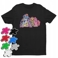 Moda i Uroda OUTLET - KOSZULKA T-SHIRT DZIECIĘCA Z NADRUKIEM MY LITTLE PONY RÓŻNE -XXS 98-104 - miniaturka - grafika 1
