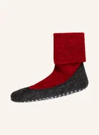 Skarpetki damskie - Falke Skarpety Antypoślizgowe Cosyshoe Z Wełny Merino rot - miniaturka - grafika 1